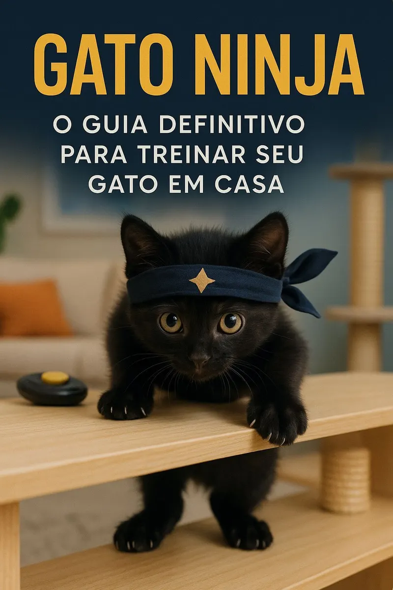 🐾 GATO NINJA: 21 TÉCNICAS PARA TREINAR E EDUCAR SEU GATO EM CASA