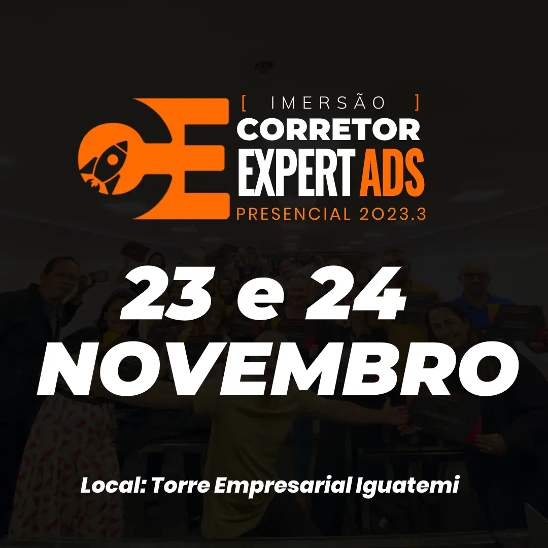 Imersão Presencial Corretor Expert Ads
