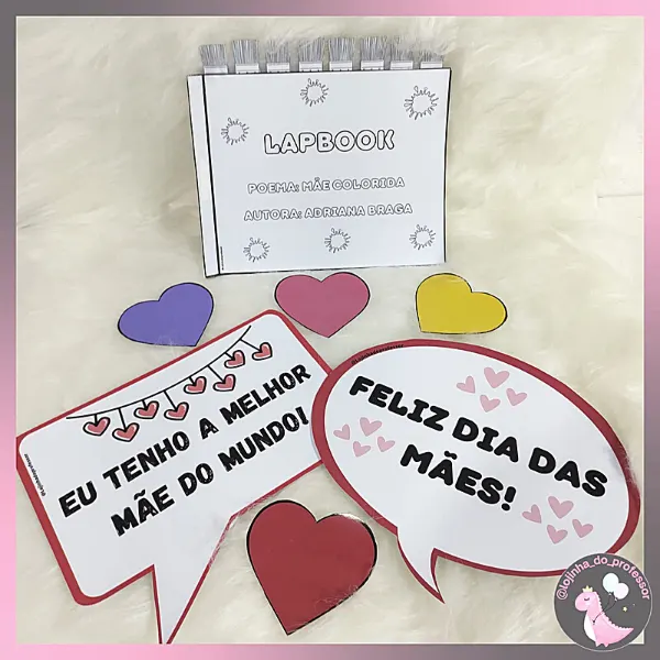 MÃE COLORIDA -LAPBOOK-DIA DAS MÃES