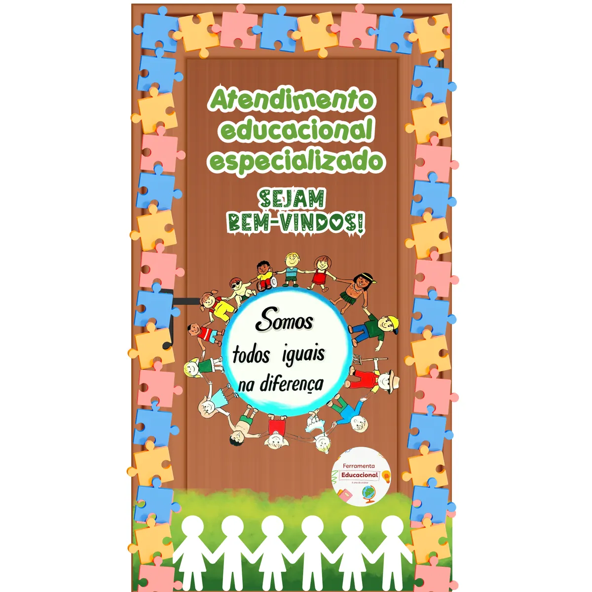 🧑🦯👨🦯 PAINEL DE PORTA AEE - SALA DE RECURSO 👩🦽🧑🦽