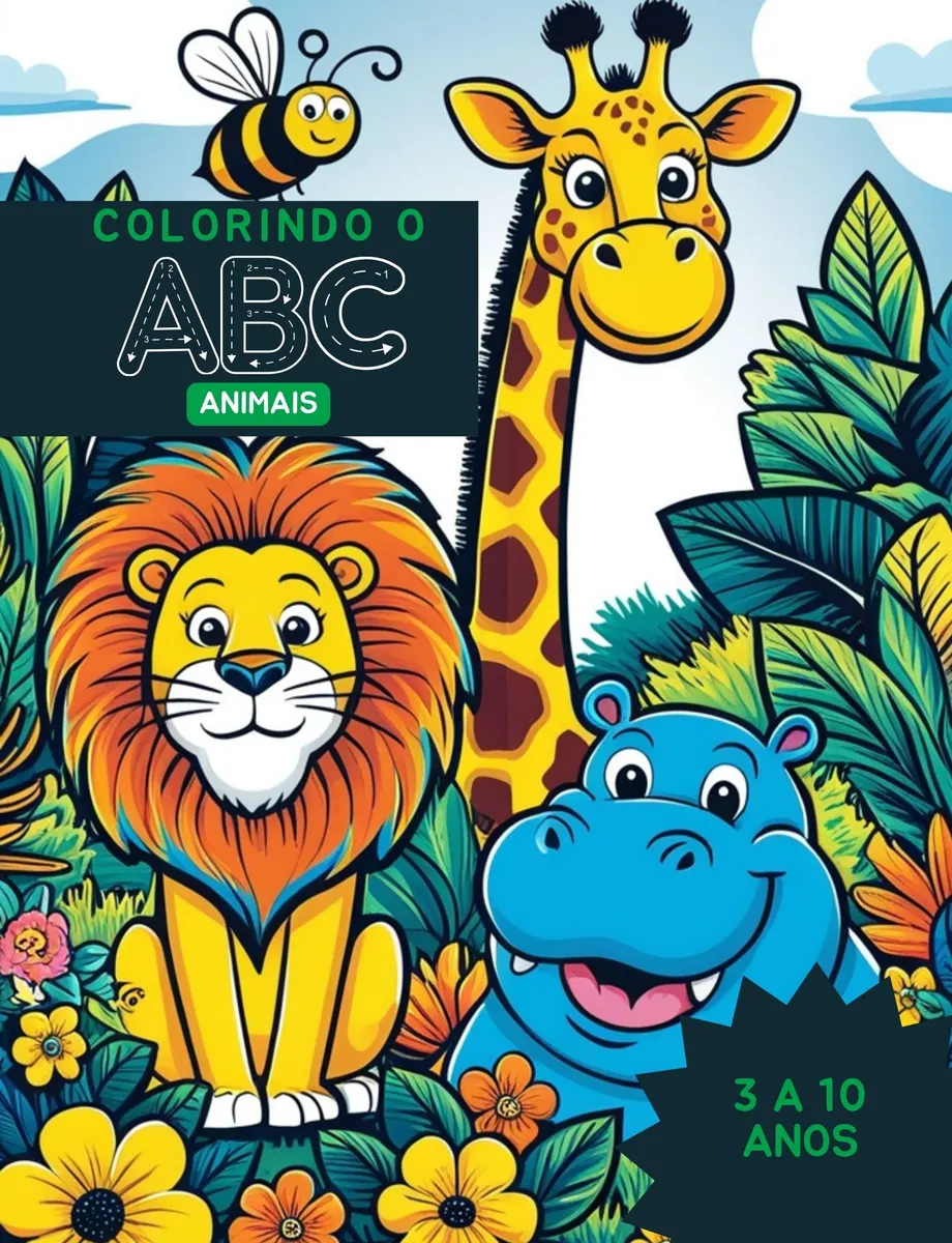 Colorindo o ABC com Animais