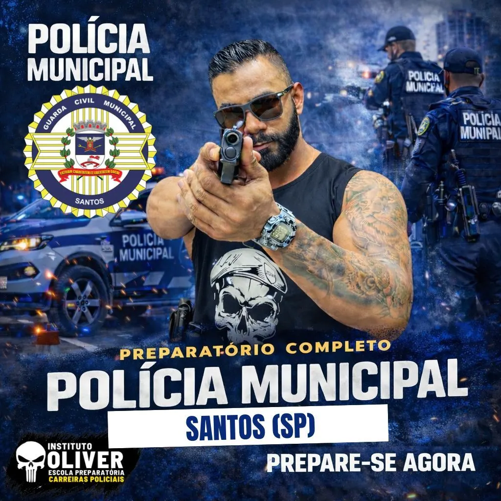 👮‍♂️ Preparatório Completo GUARDA MUNICIPAL de Santos SP 👮‍♂️ GCM - Instituto Óliver