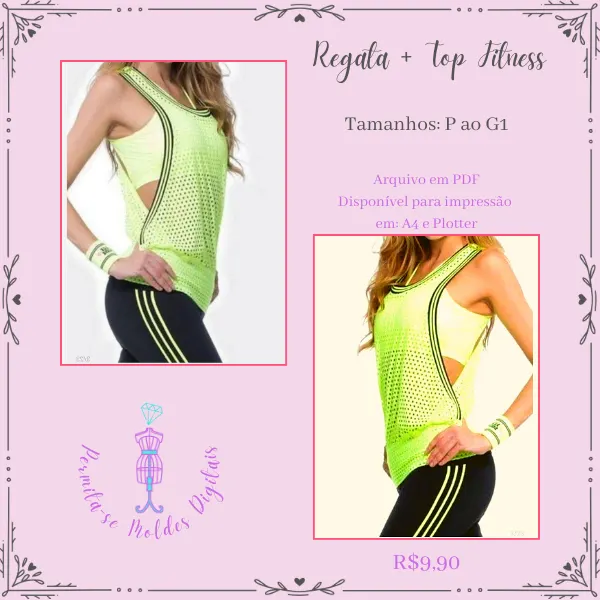 Molde Regata + Top Fitness (P ao G1).