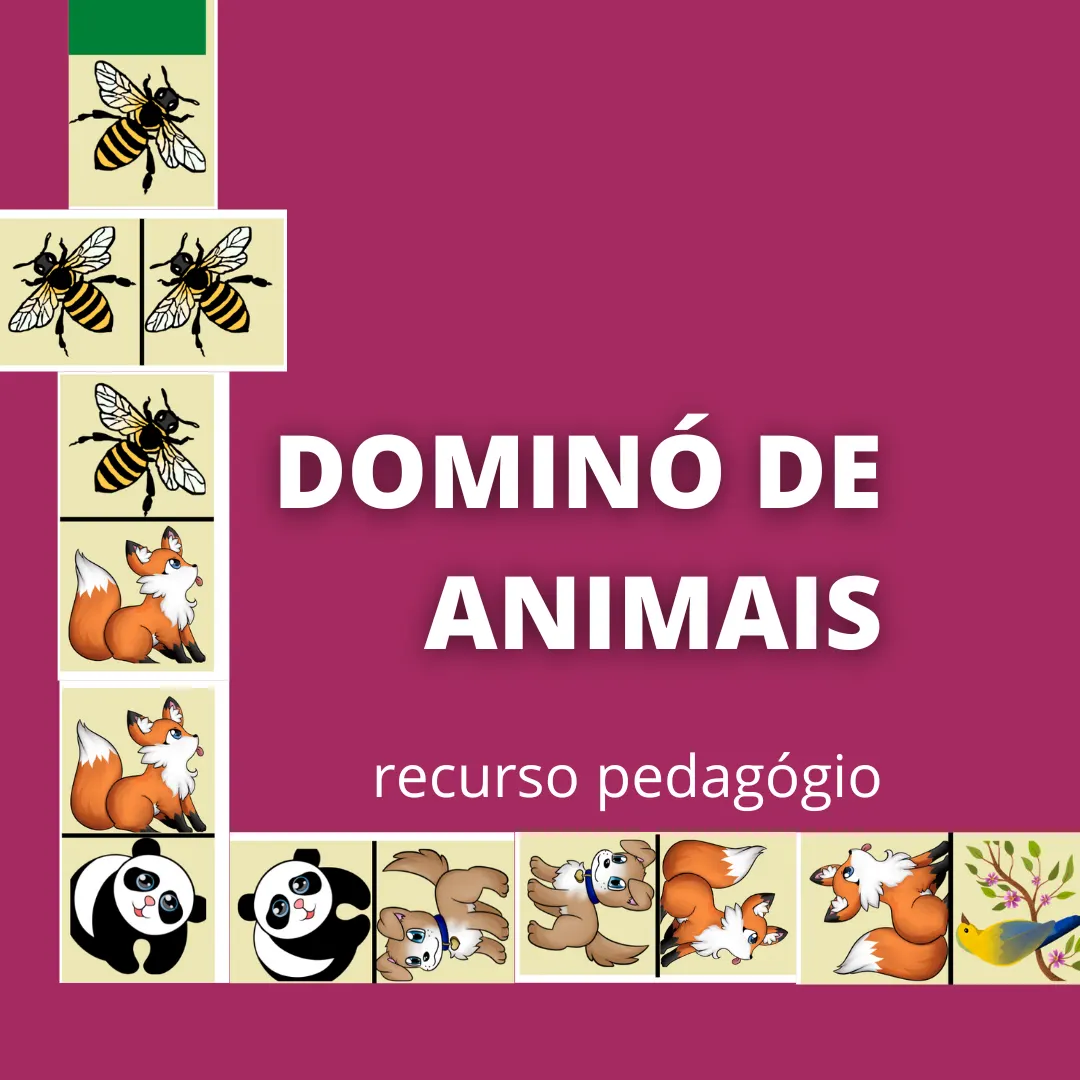 Dominó de Animais (recurso pedagógico)