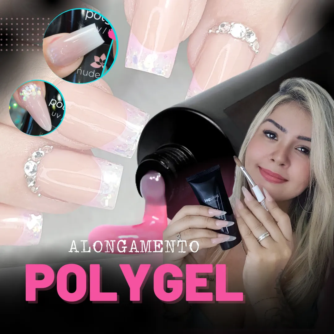 Curso Alongamento Técnica Polygel Dual Form, tips, moldado.