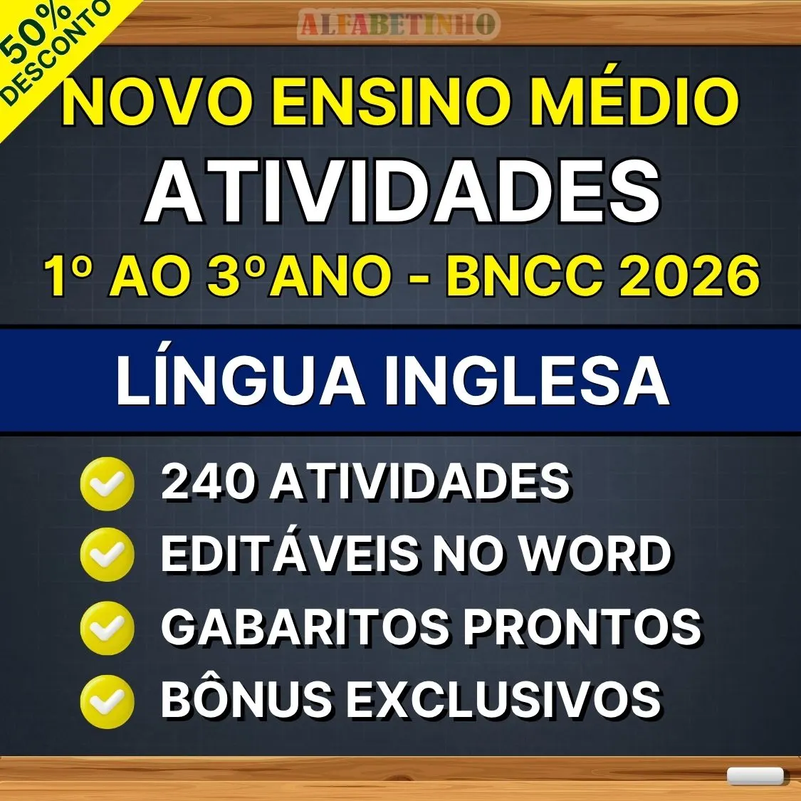 LÍNGUA INGLESA - Atividades - Ensino Médio - BNCC 2026