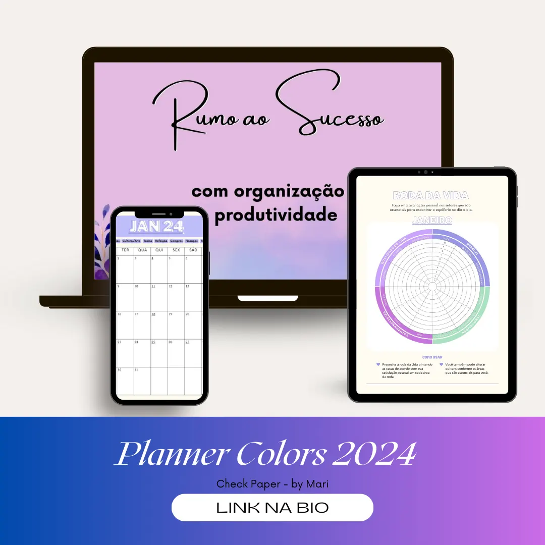 Meu Planner 2024 - o melhor Planner + 2 bônus exclusivos!