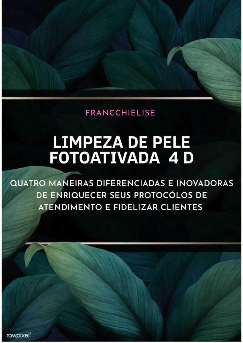 Limpeza de pele 4D fotoativada