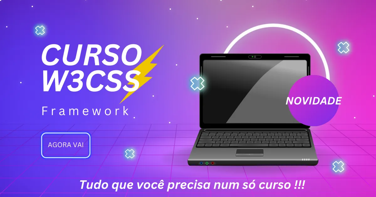 Curso completo W3.CSS framework prático e visual