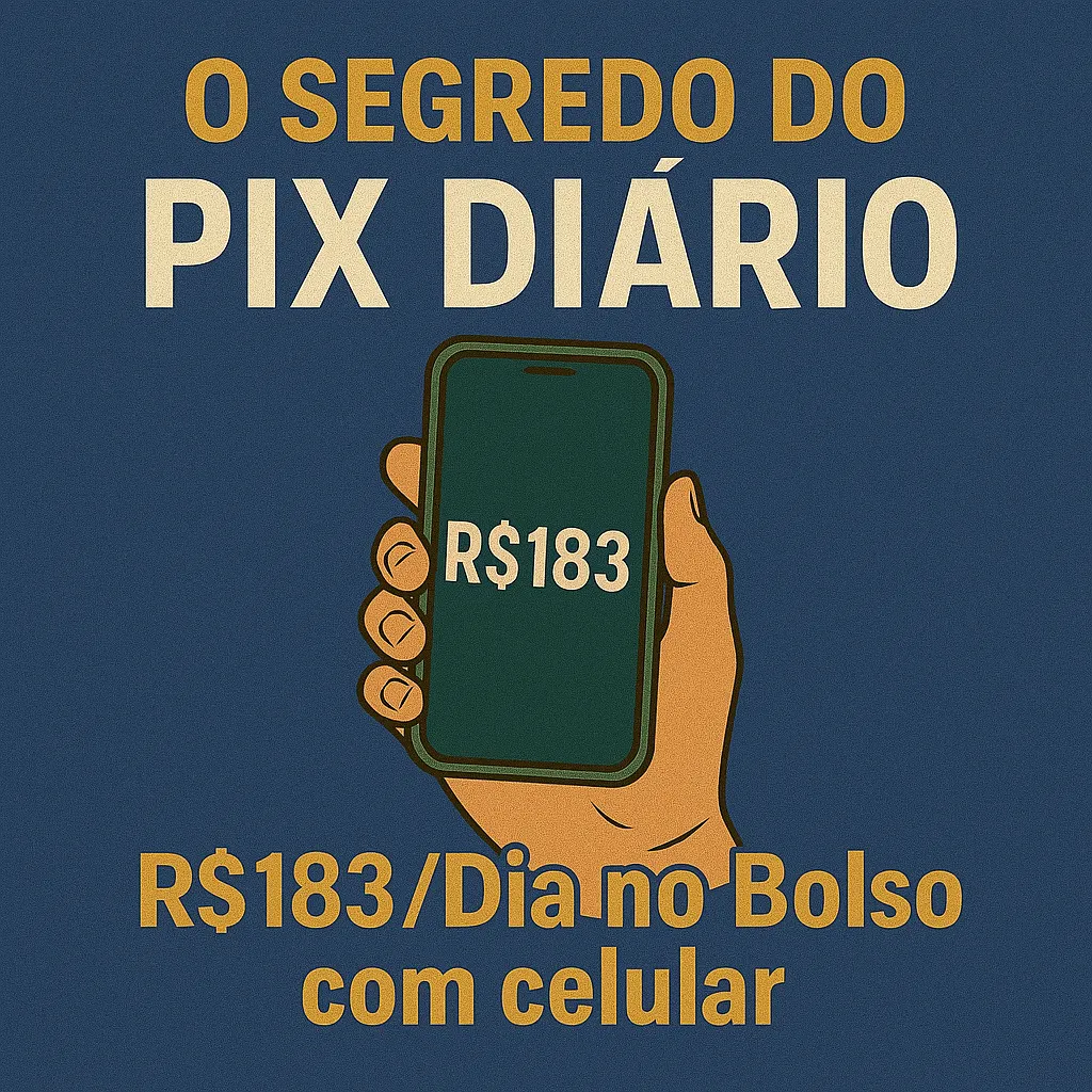 O Segredo do PIX Diário: R$183/Dia no Bolso com celular