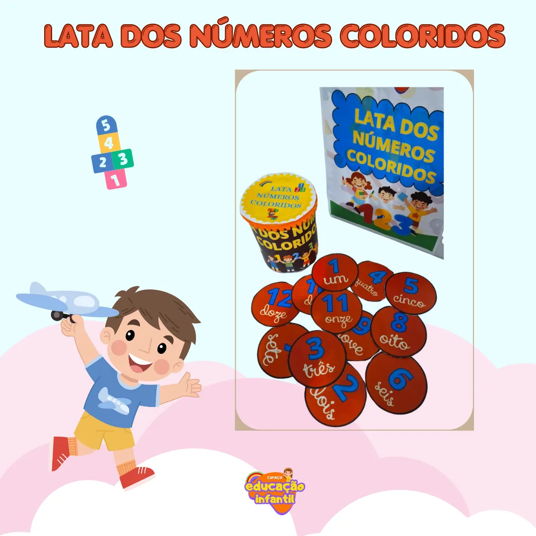 LATA DOS NÚMEROS COLORIDOS.