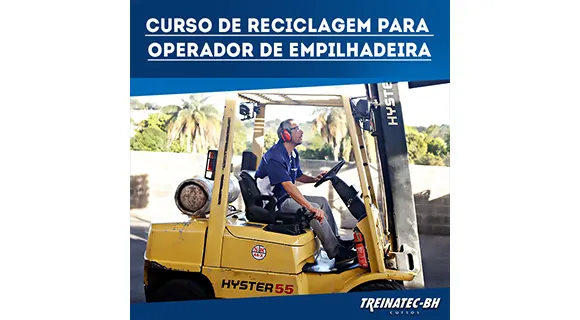 Reciclagem para Operador de Empilhadeira - Treinatec Bh Cursos
