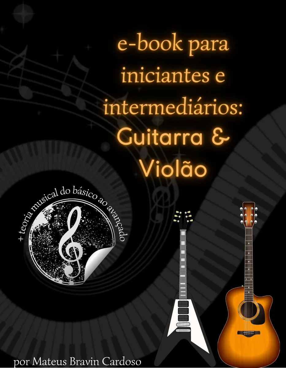 e-book curso teórico básico e intermediário de Guitarra e violão