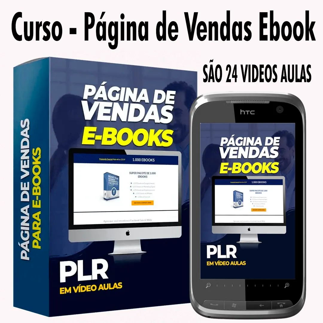CURSO CRIAÇÃO PAGINA DE VENDAS PARA EBOOK