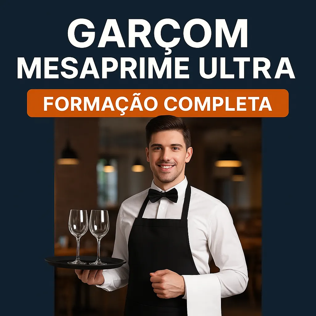 Garçom MesaPrime Ultra – Formação Completa