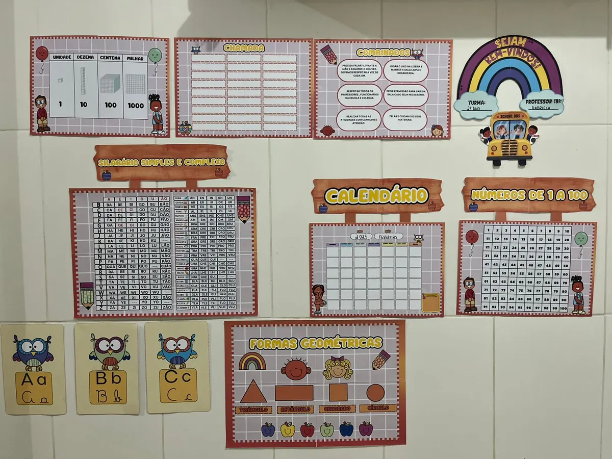KIT SALA DE AULA - MATERIAL ESCOLAR