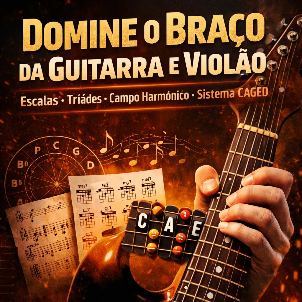 Domine o Braço da Guitarra e Violão (Ebook)