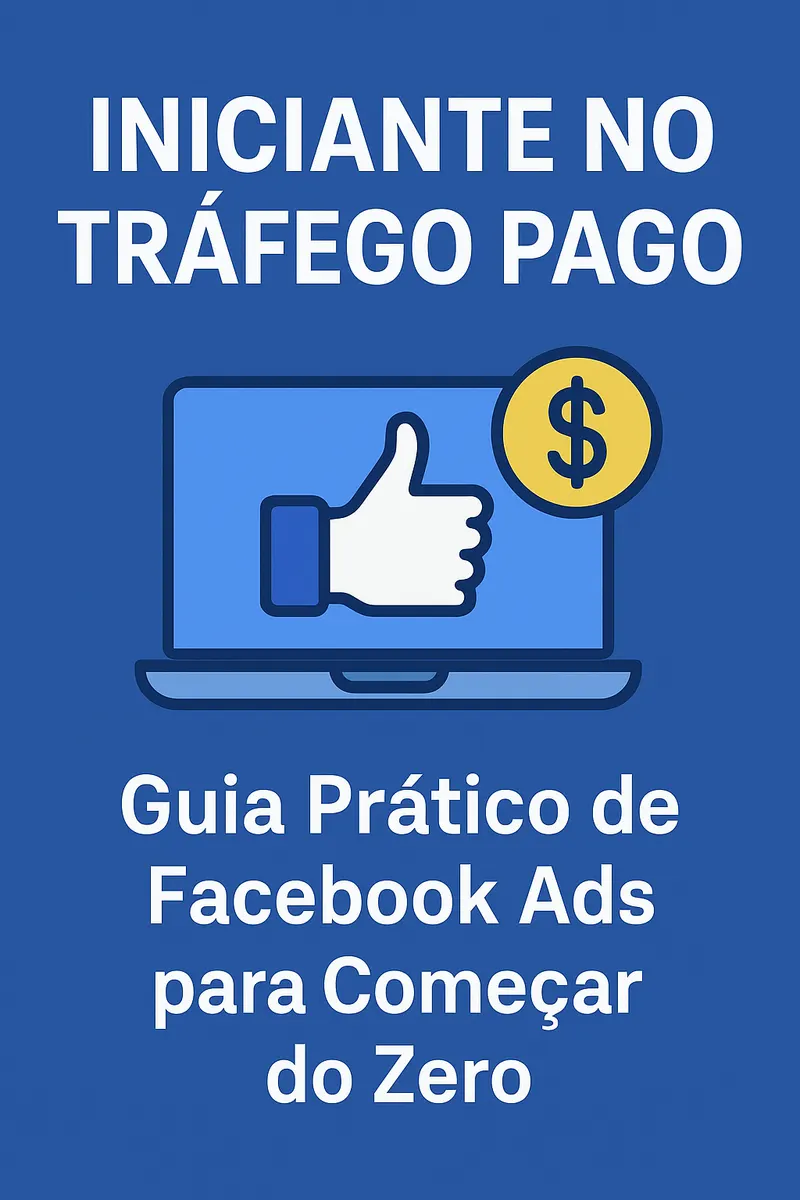 E-Book iniciante Tráfego Pago com Facebook Ads” — ideal para quem está começando.