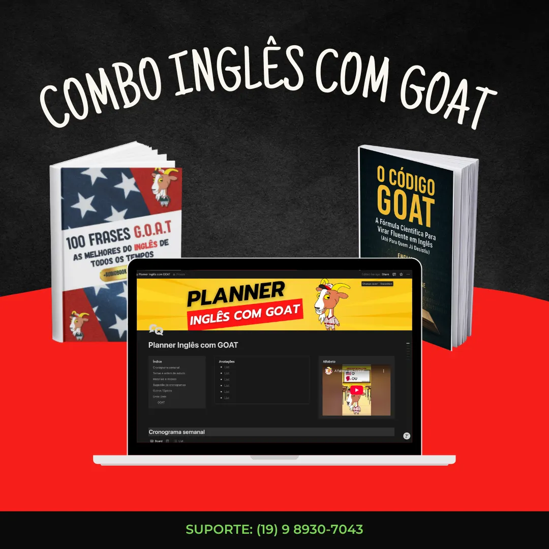 Combo: Inglês com GOAT