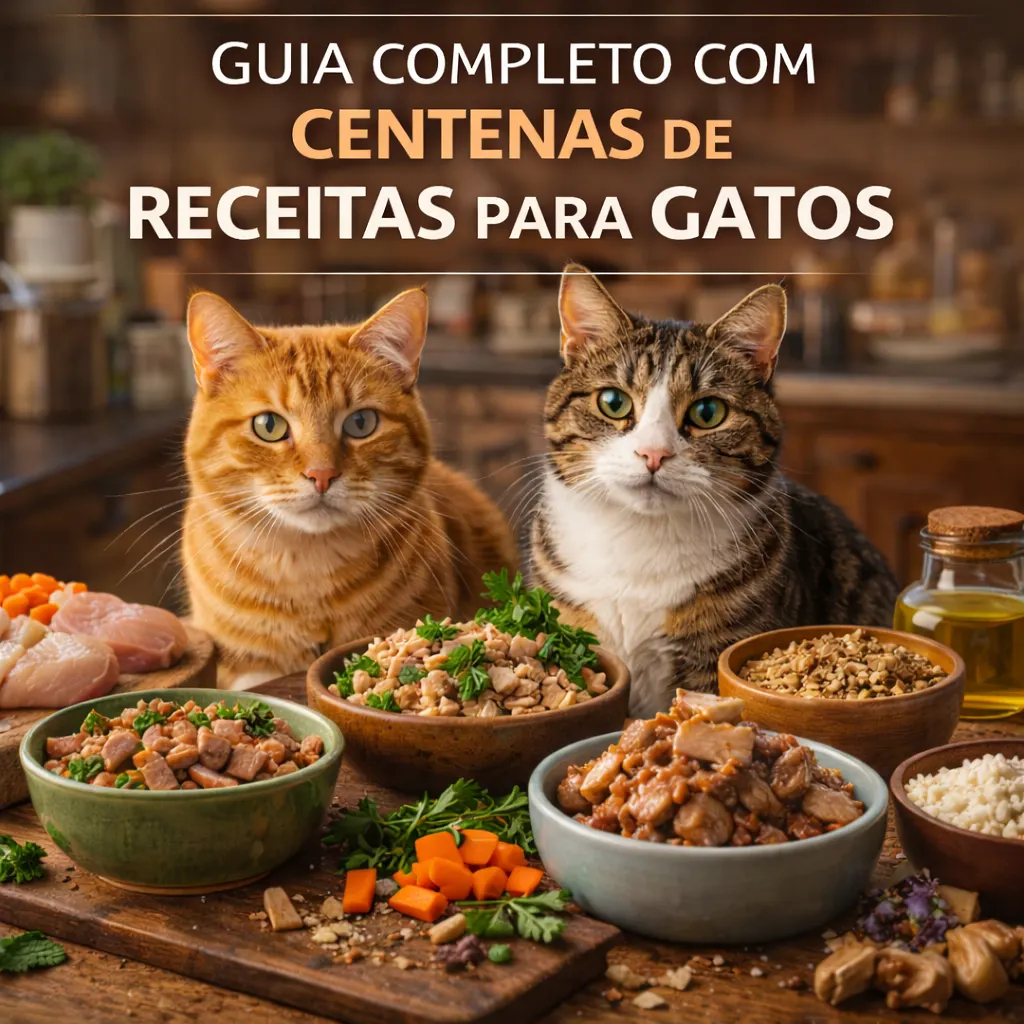 Guia Completo Com Centenas De Receitas Para Gatos