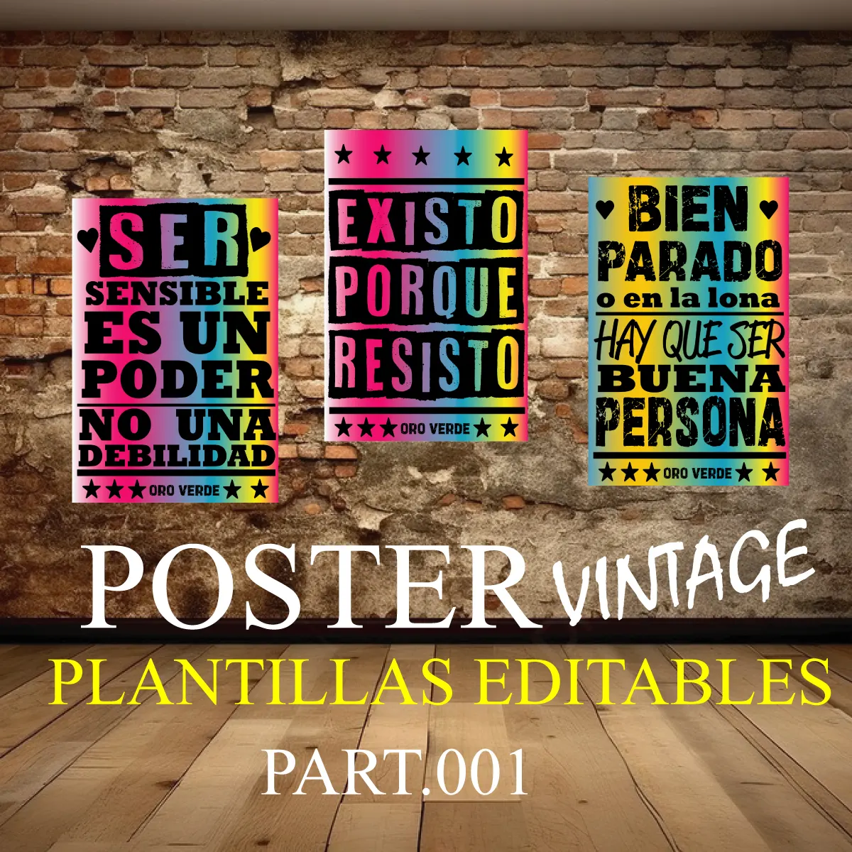 ¡Diseña tu Inspiración! Cuadros, Posters y Afiches Motivacionales listos para imprimir en formato A3.