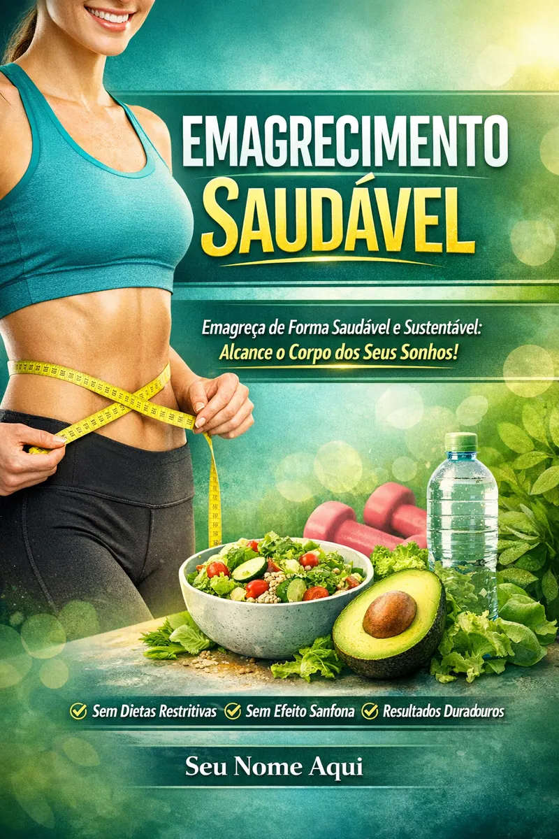 Emagrecimento Saudável. O Guia Definitivo Para  Transformar Seu Corpo e  Sua Vida Sem Dietas  Extremas