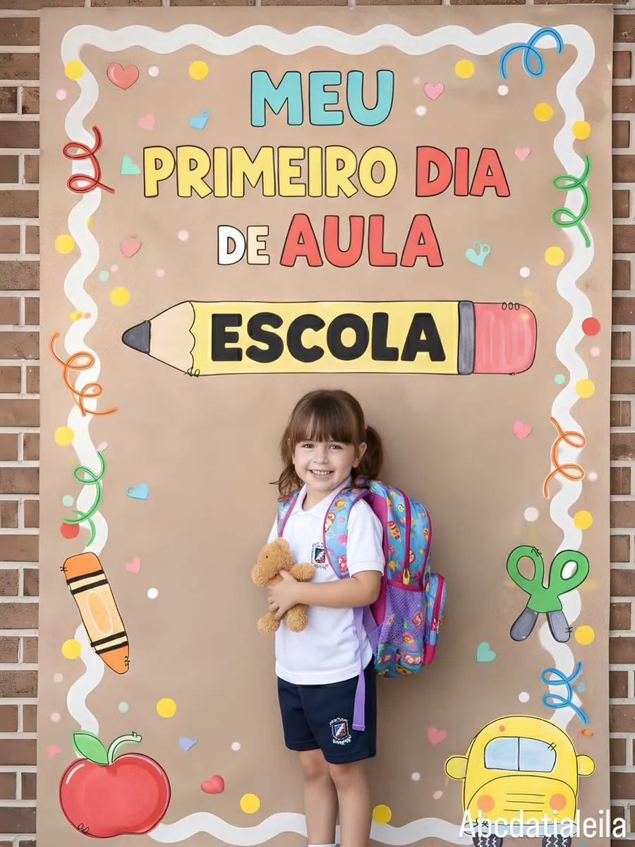 PAINEL FOTOS PRIMEIRO DIA DE AULA