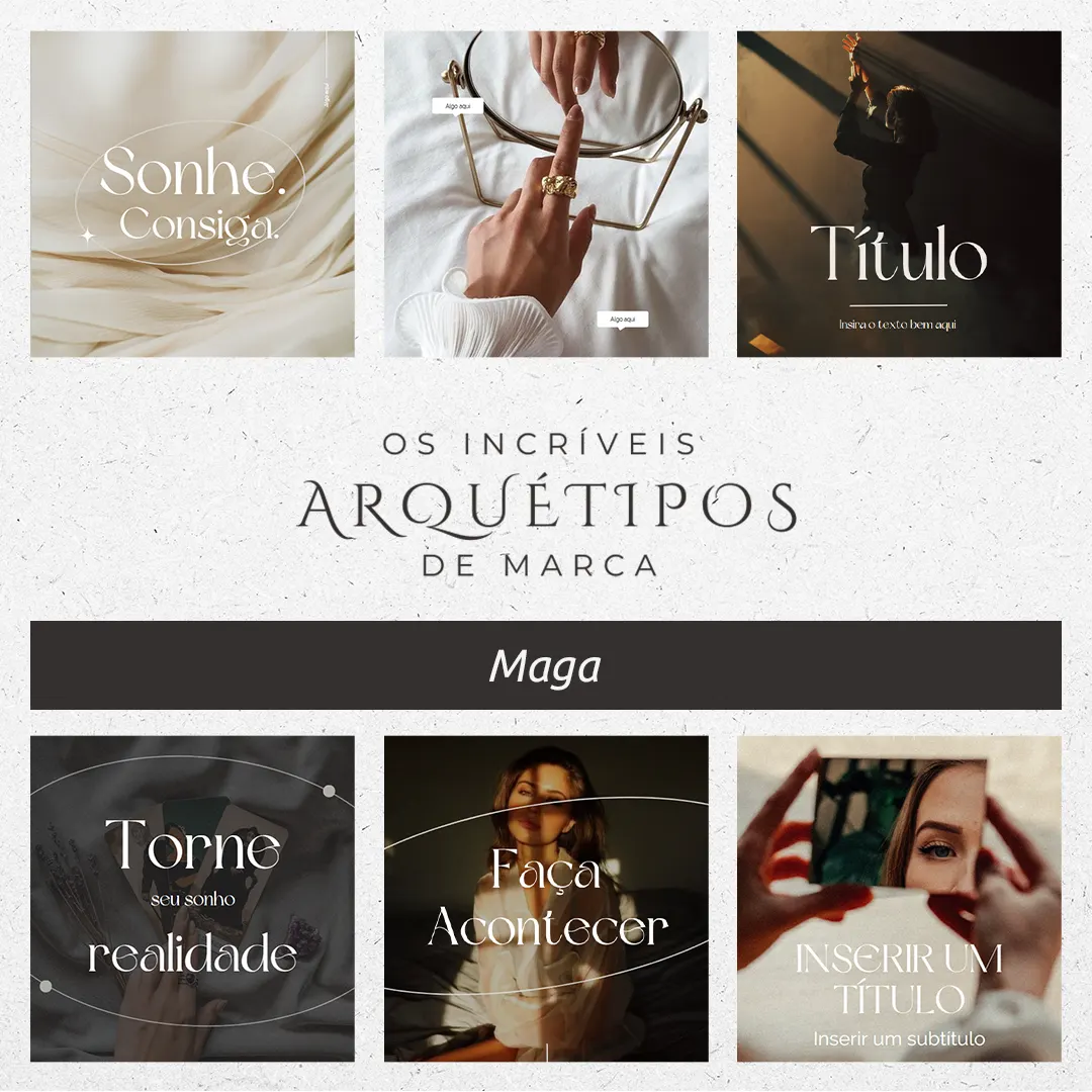 Pack Canva Arquétipo da Maga