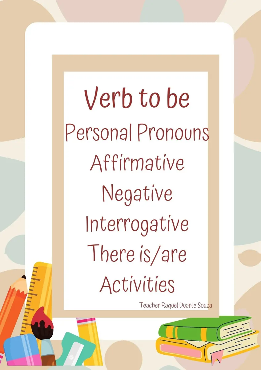 Apostila - Verbo to be