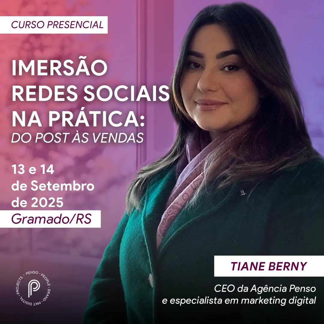 Curso de Social Media PRESENCIAL em Gramado/RS – Imersão Redes Sociais na Prática: do Post às Vendas
