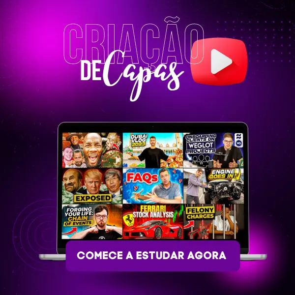 Curso de Criação de Capas para Vídeos