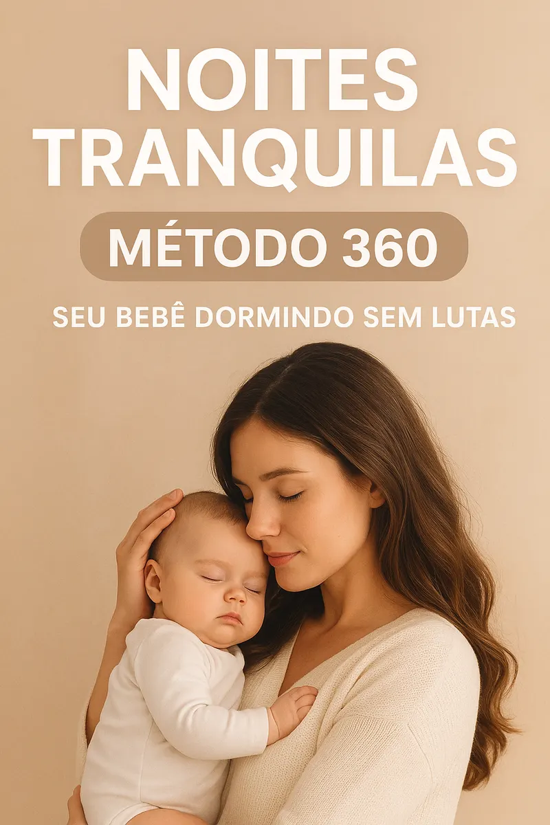 Noites Tranquilas Método 360 Seu bebê dormindo sem lutas.