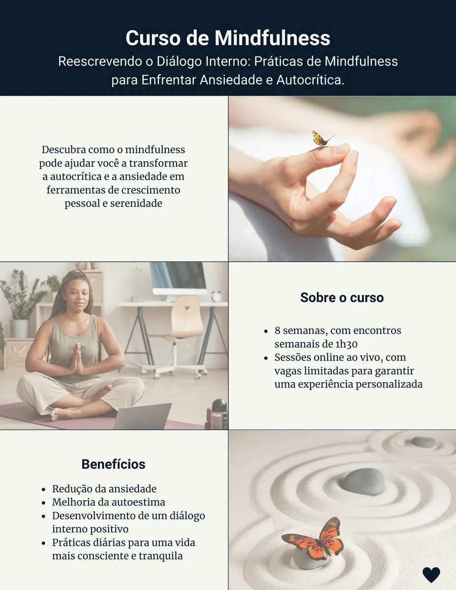 Curso de Mindfulness: Reescrevendo os diálogos internos