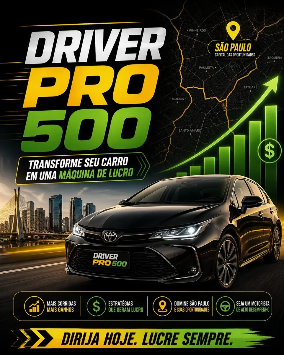 Motorista de Aplicativo PRO Fazendo 500 todo santo dia