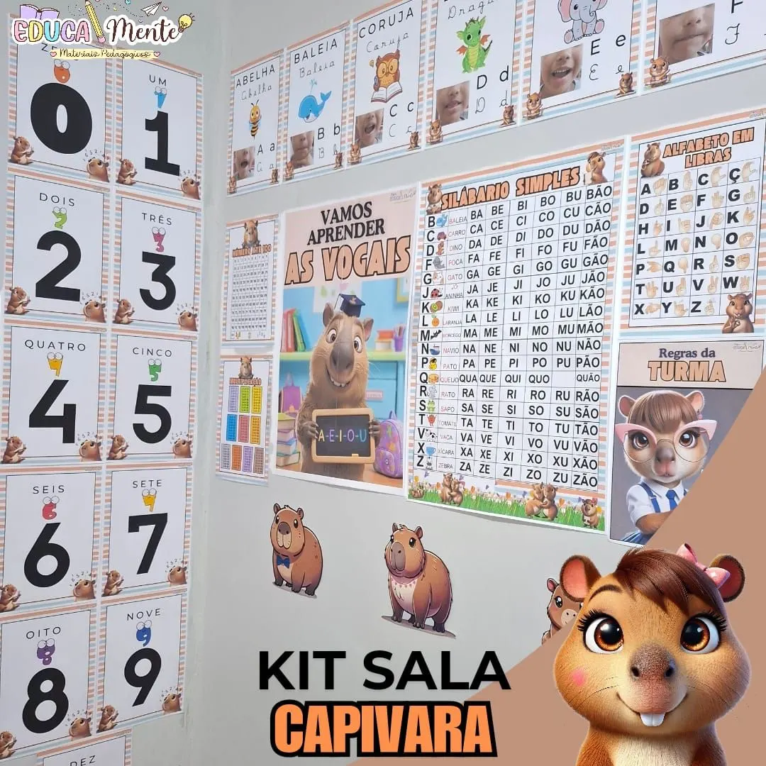 KIT SALA CAPIVARA