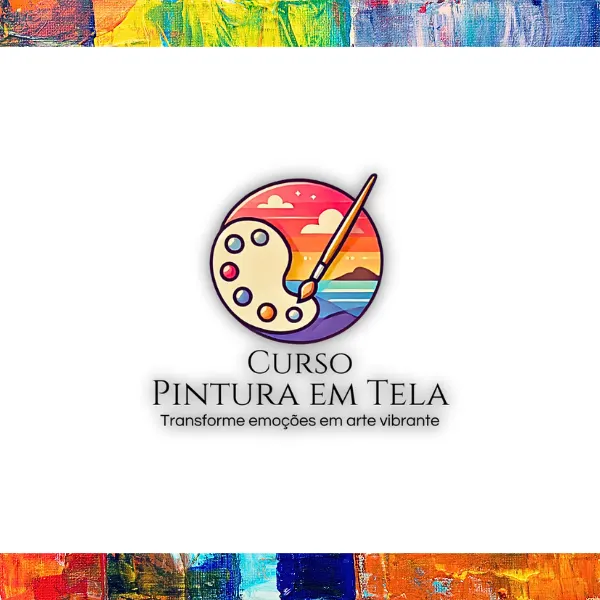 Curso Pintura em Tela - Transforme Emoções em Arte Vibrante