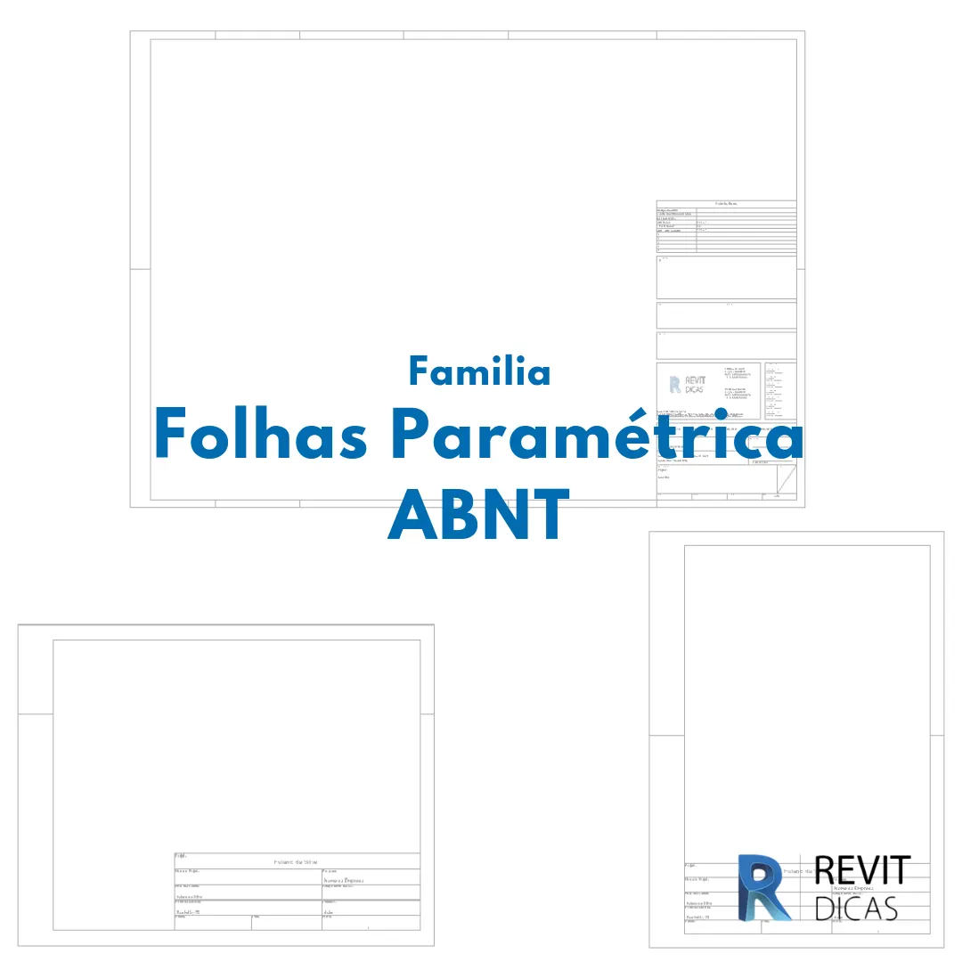 Família de Pranchas + Video Aulas para Revit