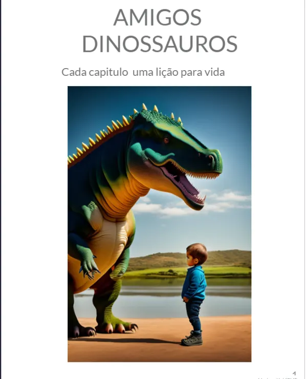 E-BOOK AMIGOS DINOSSAUROS