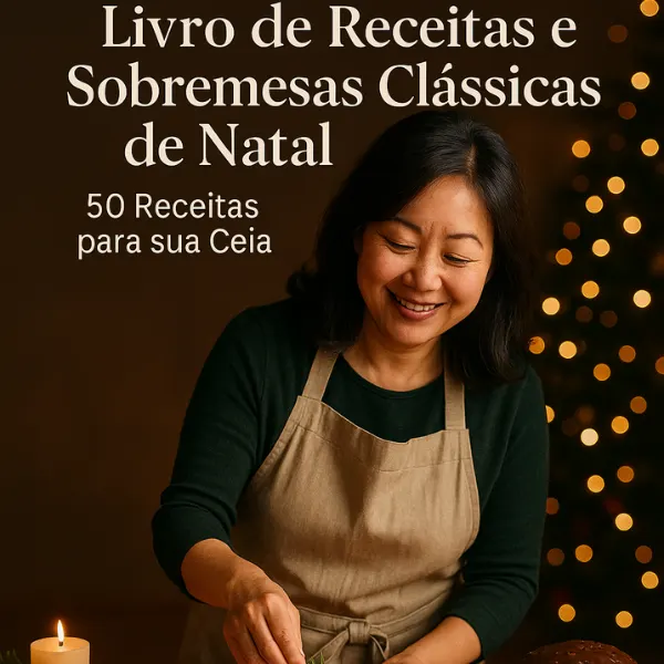 Manual de Receitas e Sobremesas Clássicas de Natal – 50 Receitas para sua Ceia
