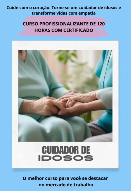 Curso Profissionalizante Cuidador De Idosos 120 horas com Certificado
