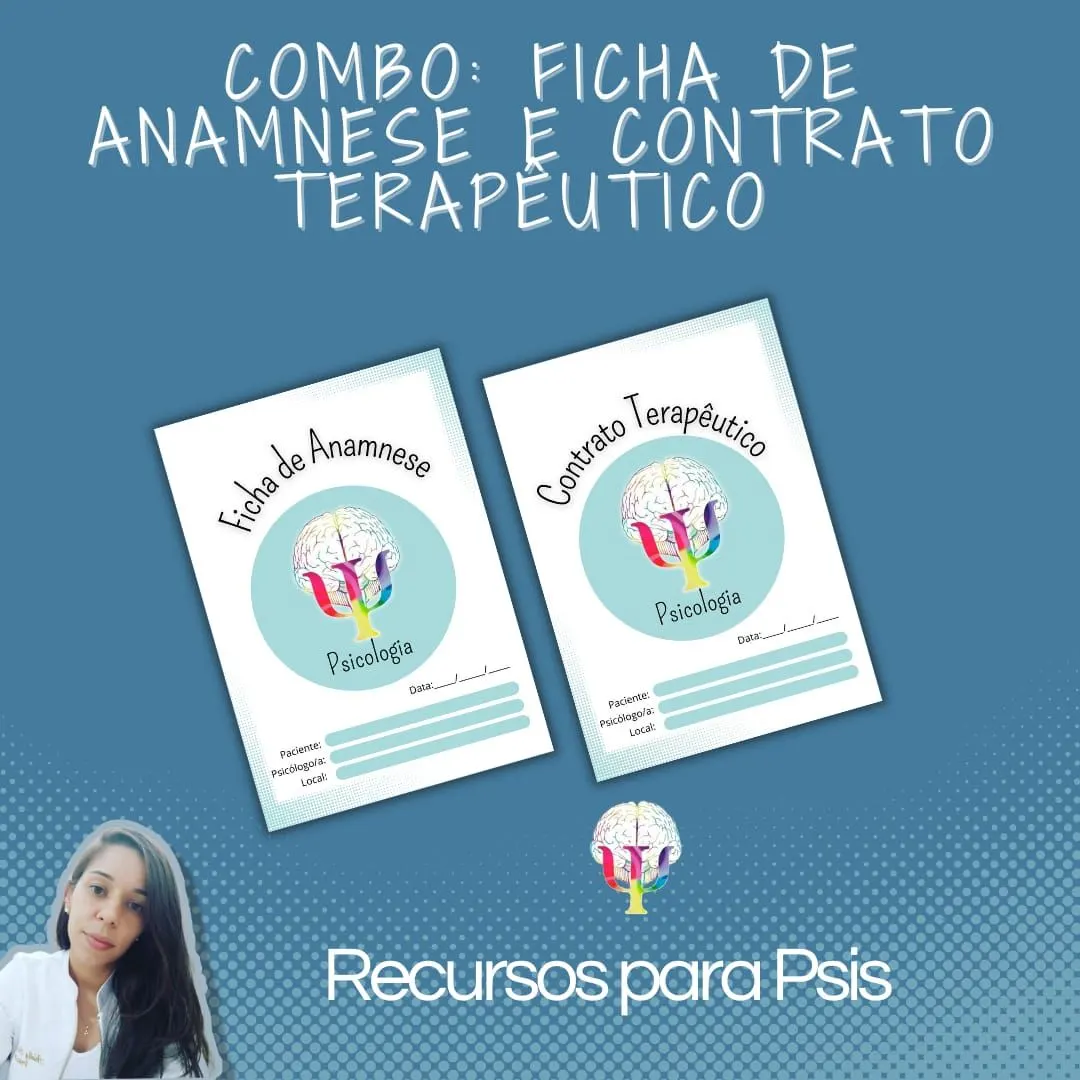 Combo de Recursos Para Psis: Anamnese e Contrato Terapêutico com um Super Desconto!