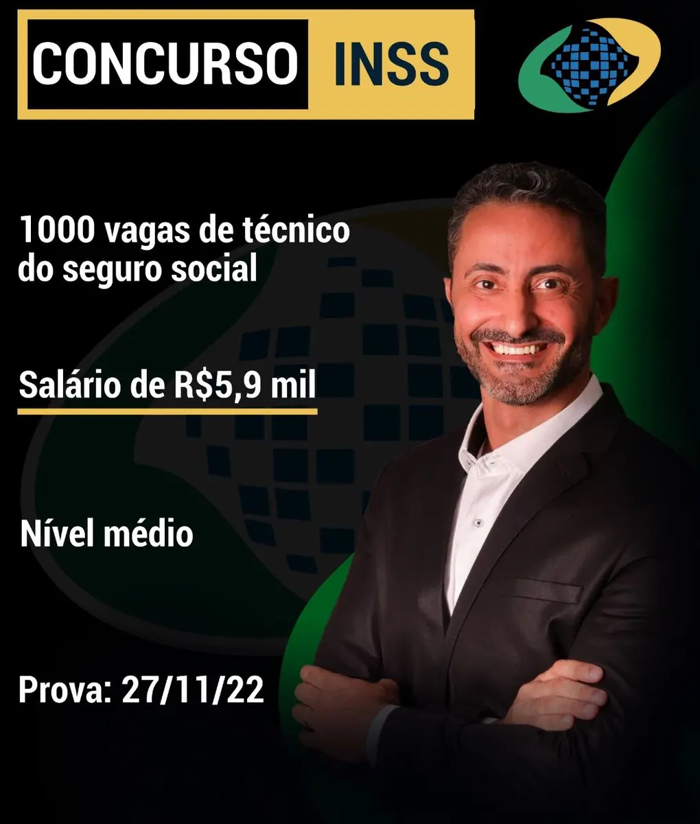 Curso Online - Concurso INSS 2022 - com Professor Marcos Corrêa