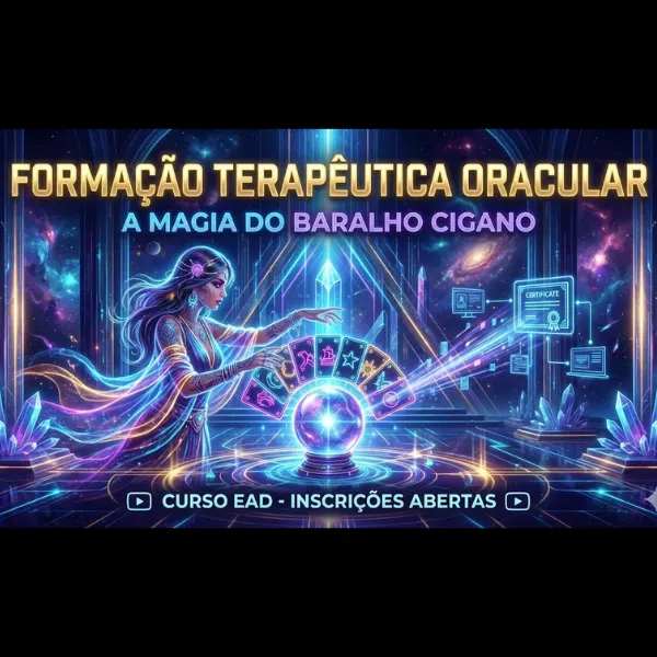 Formação Terapêutica Oracular A Magia do Baralho Cigano