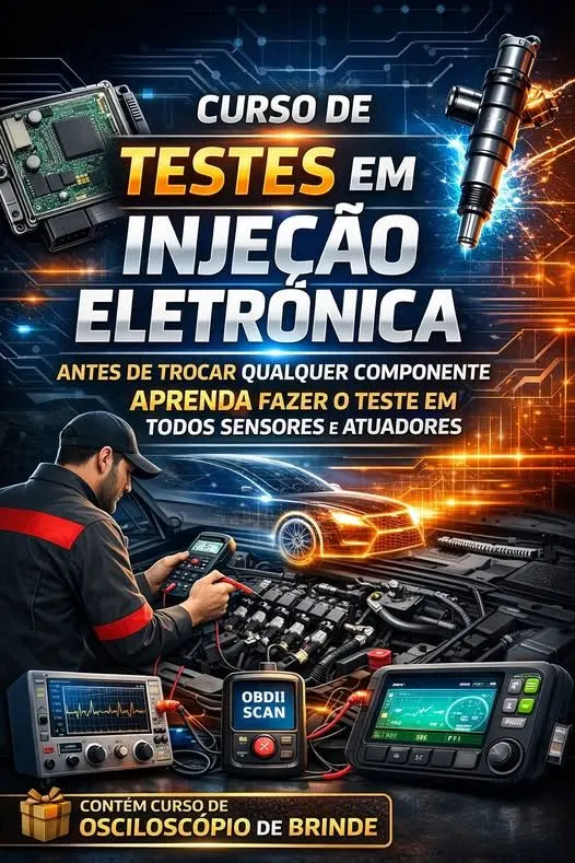 Curso Básico de teste em Injeção Eletrônica completa Automotiva apenas com multimetro