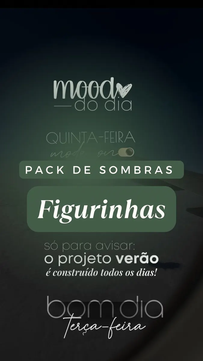 Pack de adesivos e sombras para Instagram