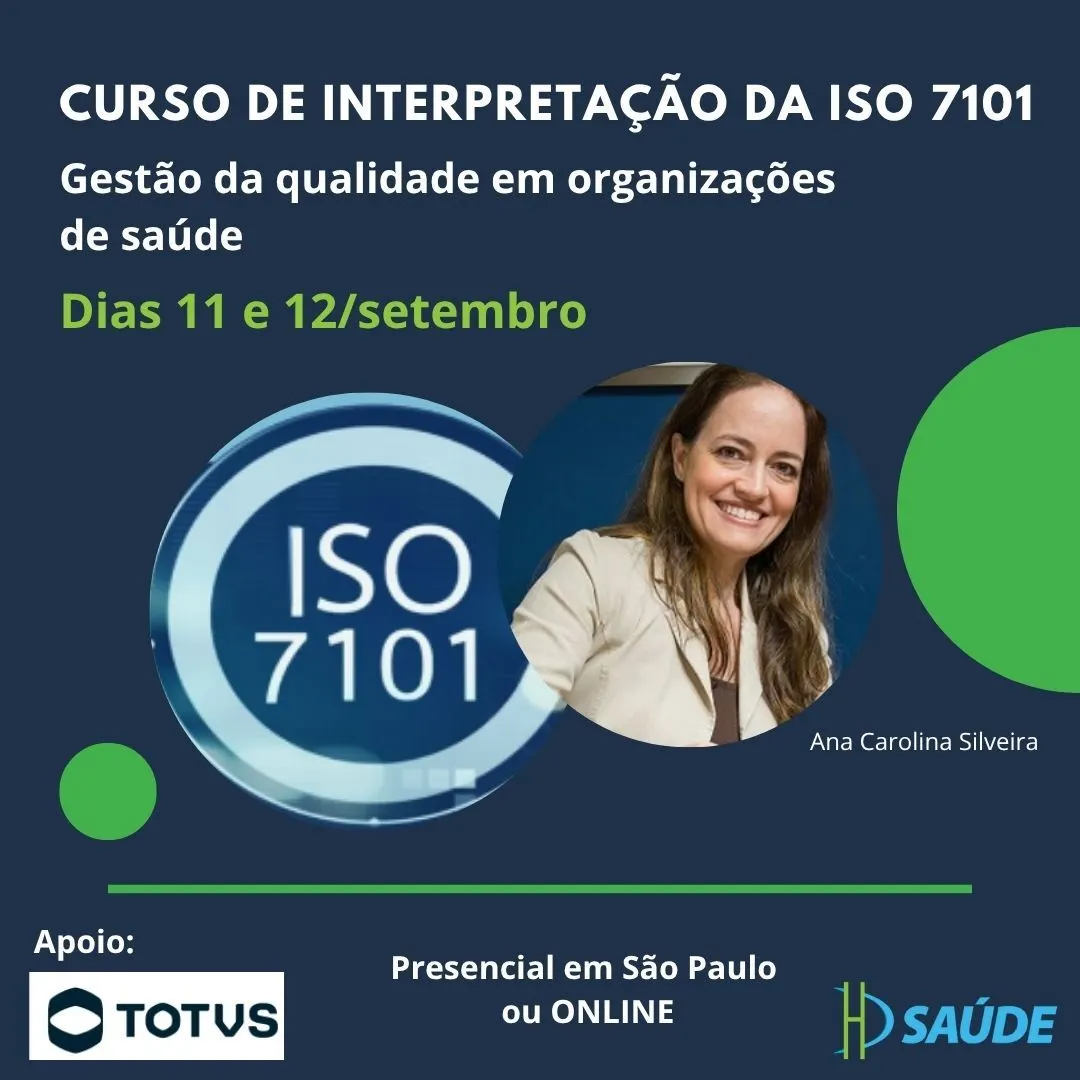 Curso: Interpretação da ISO 7101:2023 – Gestão da Qualidade em Organizações de Saúde