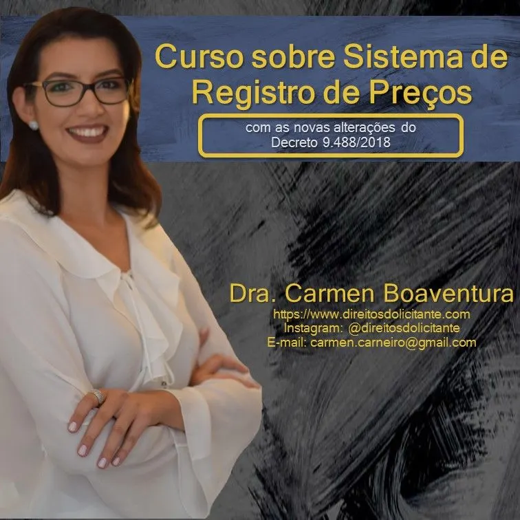 Curso sobre Sistema de Registro de Preços