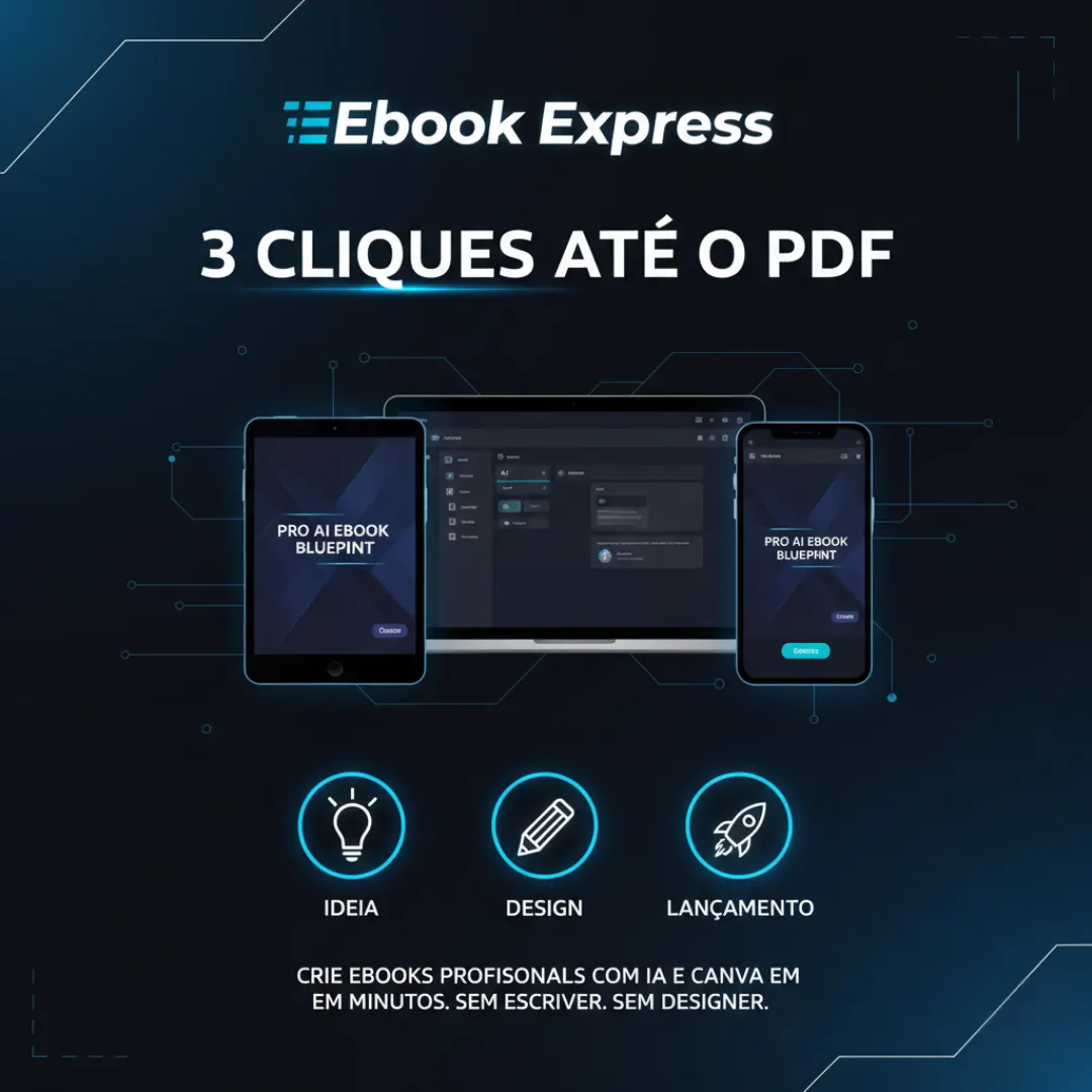 Ebook Express: 3 Cliques até o PDF