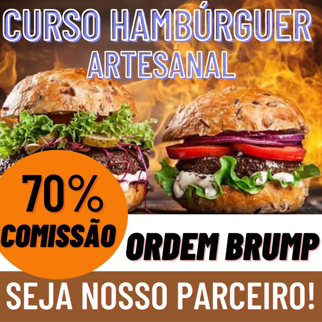 Curso de Hambúrguer Profissional & Artesanal de Sucesso