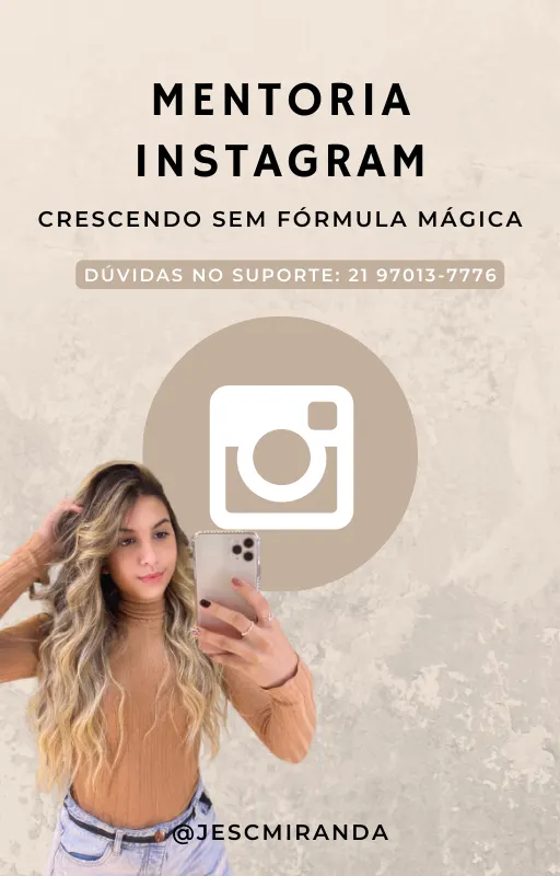 CRESCENDO SEM FÓRMULA MÁGICA - INSTAGRAM